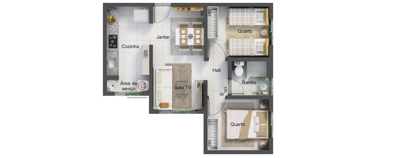 Planta - 46m²